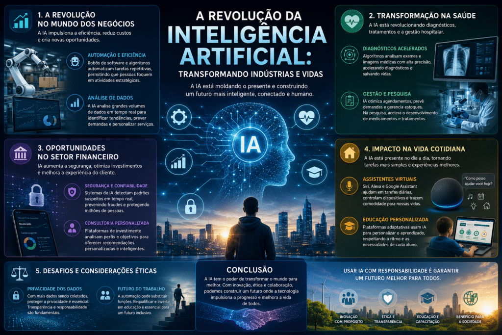 A Revolução da Inteligência Artificial- Transformando Indústrias e Vidas